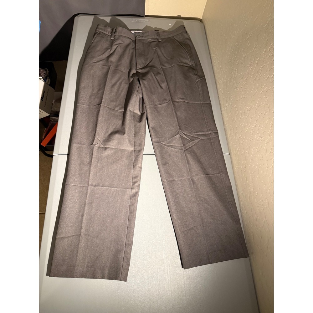 FootJoy Mens Performance Golf Pants Grey Flat Front Stretch 34x30 1009054